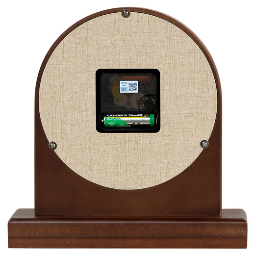 Hanshi (Hense) simple living room table clock bedroom bedside table clock internet celebrity desktop small desk clock wooden clock quartz clock HD543 simple model