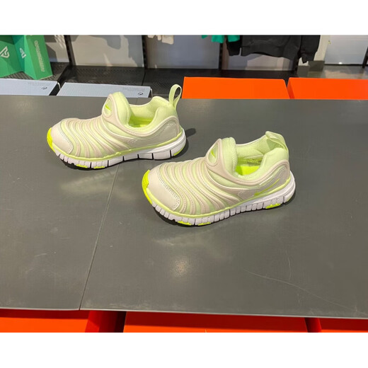 Nike (NIKE) Official Flagship Slip-On Caterpillar Children's Shoes Middle School Boys and Girls Baby Sports Shoes Running Shoes 343738 343738-105 29.5