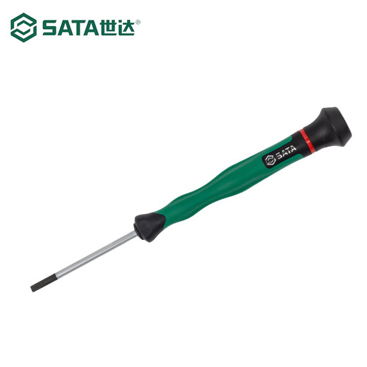 SATA Slotted Screwdriver Industrial Grade Small Screwdriver Micro Precision Screwdriver 1mm-4mm 62801-62822 62808 (2.4x50mm)