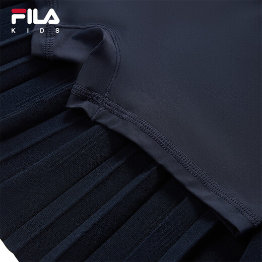 FILA children's clothing short skirt 2026 spring new women's and older children's outdoor sports woolen pleated skirt RD royal blue-NV 165