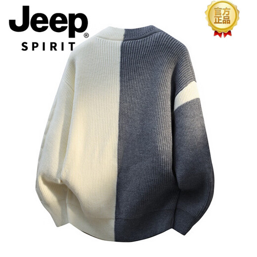 JEEP SPIRIT Youth Trendy Large Size Knitted Sweater Cardigan Jacket High School Student Thin Spring Large Size Sweater Button Jacket Men's Plus Size Men's Clothing - Red S 165