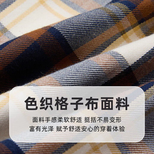 PawinPaw cartoon bear children's clothing 26 spring and summer new boys and children lapel plaid shirt loose