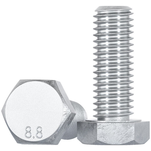 Tianzhuo Hardware 8.8 grade hot-dip galvanized external hexagonal screws high-strength external hexagonal bolts iron tower hot-dip galvanized screw screws M8-36 M10*25-20 pieces