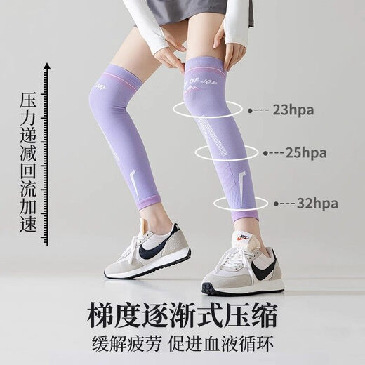 JCZS Japanese medical medical care for varicose veins elastic stockings for long-term standing and sedentary pregnancy special calf pressure stockings to prevent thrombosis - light purple medical care model to relieve/varicose veins | breathable and not stuffy 2 pairs