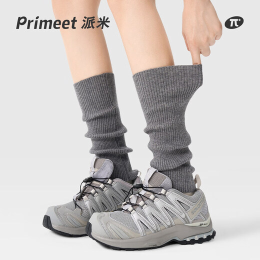 Pami PRIMEET/Pami Gray Socks Women's Winter Leg Socks Gray Socks Winter Slimming Calf Socks Long Socks Light Gray - Pack 1 Pair One Size