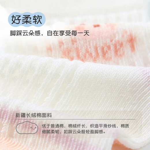 Nido Bear Children's Socks Girls Summer Thin Breathable Mesh Baby Socks Six Pairs Baby Socks Cute Girls AW2414 Large Mesh 6 Pairs 3-5 Years Old (Suitable for Feet Length 14-16cm)