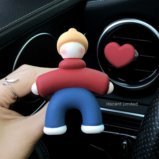 Shantou Lincun 05 Internet celebrity car aromatherapy outlet ornaments diffuser stone car decoration minimalist cow man