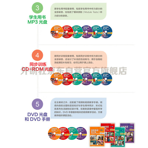 系列自选】剑桥英语青少版学生包入门级12345级 第一版点读版 外语教学与研究出版社剑桥大学出版社 剑桥英语考试教材剑桥英语青少年培训教材 English in Mind 学生用书+同步训练+视听包 