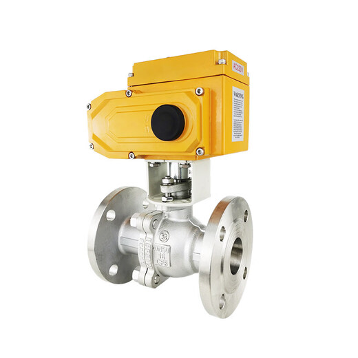 JLQ941F electric flange ball valve high temperature cast steel carbon steel stainless steel cut-off valve O-type switch intelligent cast steel DN80