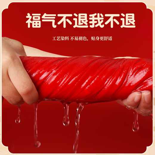 2026 Year of the Horse parent-child outfit family portrait red sweatshirt with colored thread horse wine red 140 cm