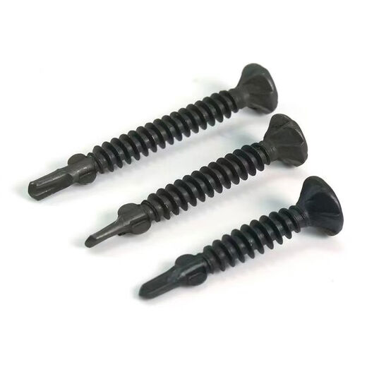Cross heavy hair clip ear drill tail screw with wing dovetail screw calcium silicate board special self-tapping screw blue and white zinc with wing drill tail 4 points 2x38mm50Jin Jin is equal to 0.5 kg