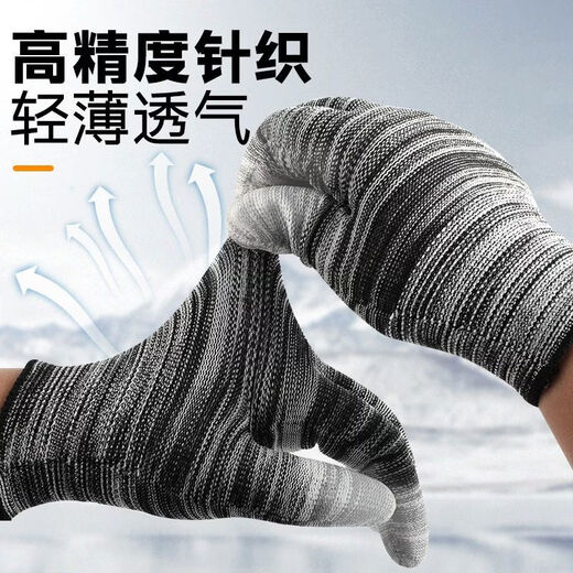 OTHERPU coated finger rubber gloves, wear-resistant, non-slip, sun-proof, thin, breathable, labor protection work protective gloves for men and women, wholesale women, black coated fingers, buy 36+36, 72 pieces in total, direct sale, medium size, unisex