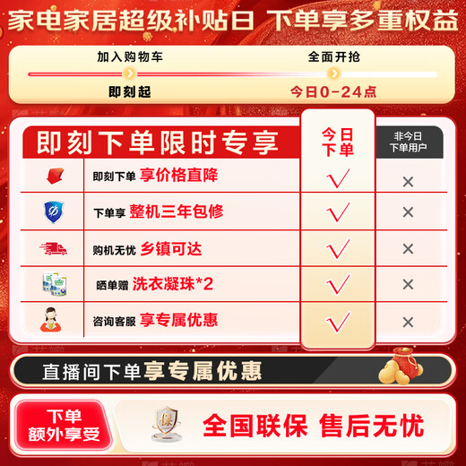 Haier Underwear Drum Washing Machine Single Wash Fully Automatic Household 12kg Large Capacity Ultra-Thin Home Appliances National Subsidy OCC659H Level 1 Energy Efficiency Trade-In