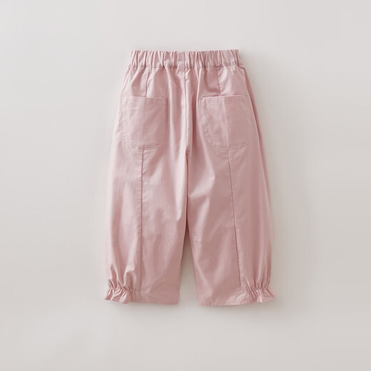 MARC&JANIE Mark Jenny Yunrou Pima Cotton Girls' Lace Bloomers Baby Pants 2026 Spring New Style 560153 Pink - Yunrou Pima Cotton 90 cm (recommended height 84-93cm)