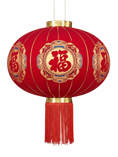 Xushansi New Year's blessing lanterns, red lanterns, housewarming gates, wedding flocking hangings, a pair of balcony and yard outdoor decorations, 60 gold Caifu (gold bead tassels) + (2 meters LED plug-in lamp) pair