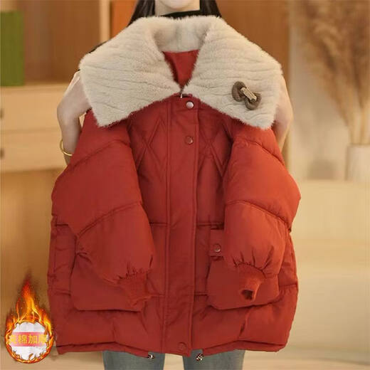 Disney Down Jacket Girls Winter Cotton Jacket Little Girl Mid-Length Children's Thickened Cotton Jacket Autumn and Winter Warm Cotton Jacket Cotton Jacket Purple 130 cm