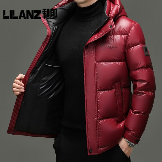 LILANZ новая зимняя мужская куртка-пуховик с капюшоном мужская теплая куртка новая повседневная белая куртка-пуховик с капюшоном для людей молодого и среднего возраста овсяного цвета 14XL (190)