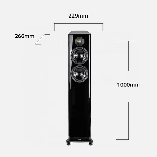 ELAC Vela series FS407/FS407.2 fever-grade HIFI floor-standing speakers imported from Germany, home theater speakers high-fidelity main box set FS407 black pair