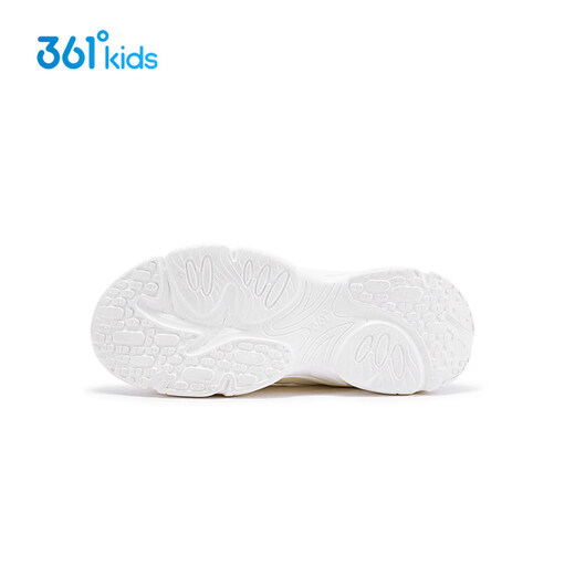 361 Shopping mall same style children's shoes girls casual shoes 2026 spring new children's light sports shoes feather white/peach juice pink 33