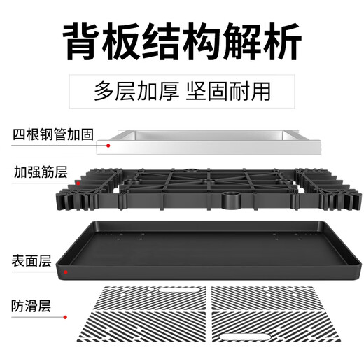 Haojiaju folding flat trolley, four steel tubes, load capacity 600Jin, Jin is equal to 0.5kg, 72*46cm, 4-inch brake light tone wheel, hand push and cargo handling, small trailer decoration factory