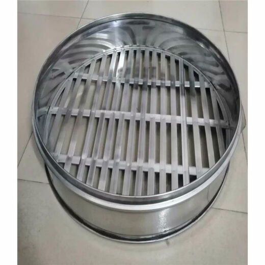 Buy steamer lid separately, stainless steel extra large pot lid, various round pot lids, commercial steam grid tripod, kitchen supplies, 40cm punched stainless steel steamer