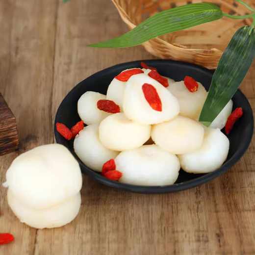 Jingxiansheng Guangxi Lipu peeled water chestnuts 3Jin Jin is equal to 0.5kg (250g *6 bags) freshly cut freshly made water chestnuts from the source