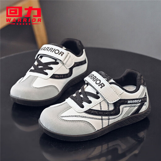 Huili children's shoes children's simple casual shoes 2026 spring new low-top student sports shoes girls lightweight sneakers white black gray 30 inner length about 19.5cm