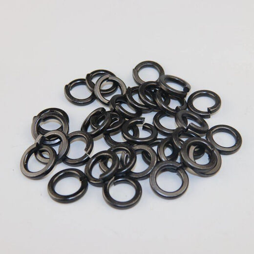 High-strength spring washer GB93 black spring washer M6M8M10M12M14M16M18M20M22 M4 high-strength spring washer 1 box 8000 pcs