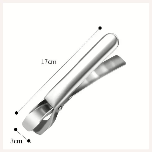 Yusenyi imported crazy shark anti-scalding stainless steel heat-insulated dish clamp steamed fish clamp plate lifter kitchen artifact stainless steel (steel color)