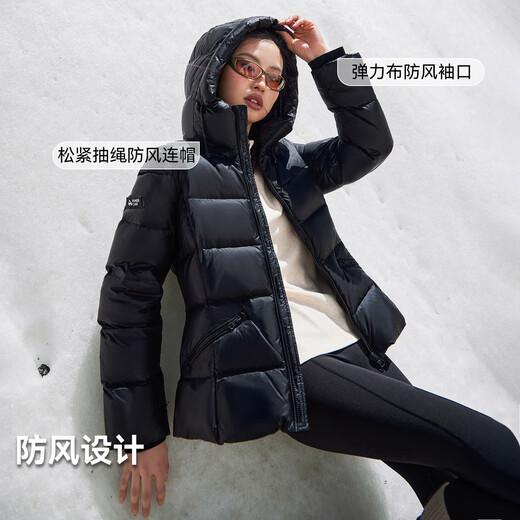 Pathfinder down jacket women's warm waist slimming women's down jacket winter new 90 velvet slim hooded jacket