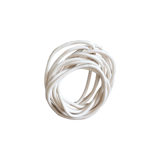 CCCC Construction Instrument concrete impermeability test seal ring impermeability meter seal ring high-quality impermeability test block seal test mold apron apron ring white full circle 10 pcs