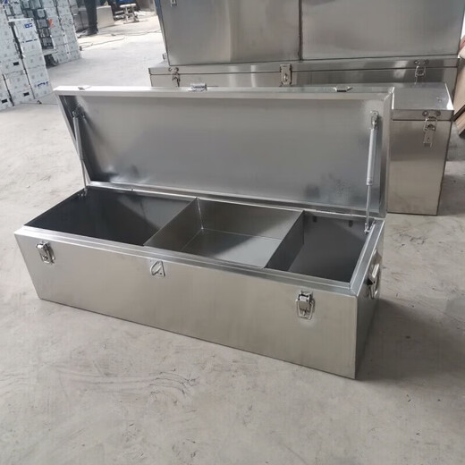 Hejiangong stainless steel tool box tool cabinet tool cart storage box truck special stainless steel thickening extra thick waterproof customization length 100 width 50 height 50 stainless steel 1.5 thick