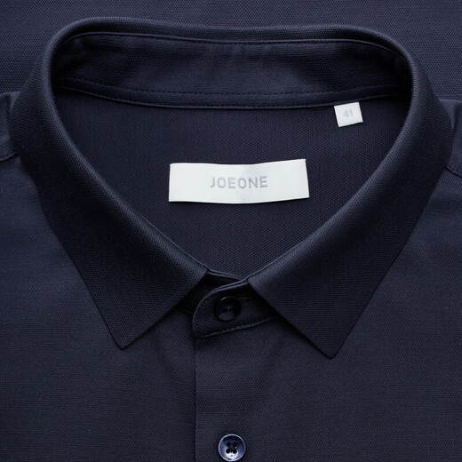 Jiumuwang shirt men's 26 spring new quality wool series tops, the same style as the mall, slim version + dark night black + FS1610122 43 (180/104B)