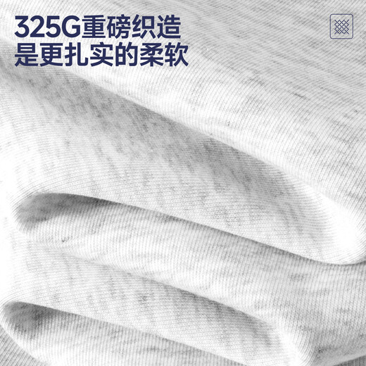 MINISO suit men's European and American trendy street style letter trend men's clothing with a handsome fish sports sweatshirt two-piece set Navy blue (m motivational letter) + Navy blue (solid color) L /175 (casual and versatile, same style for men and women)