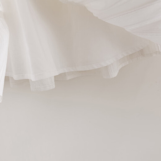 MARC&JANIE Marc Jenny pastoral girl girls pure cotton ruffle skirt 2026 spring new style 560167 off-white - lined 110 (recommended height 101-110cm)