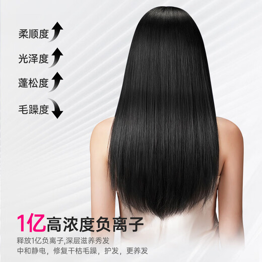 CONFU hair dryer household high wind 1800W high power barber shop dedicated smart constant temperature hair dryer portable styling hair dryer holiday gift 3143 3143 100 million negative ion upgrade 1800W light luxury gray