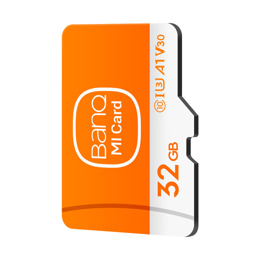 banq 32GB TF（MicroSD）存储卡 A1 U3 V30 4K 适用于小米监控摄像头专用卡&行车记录仪内存卡 高速