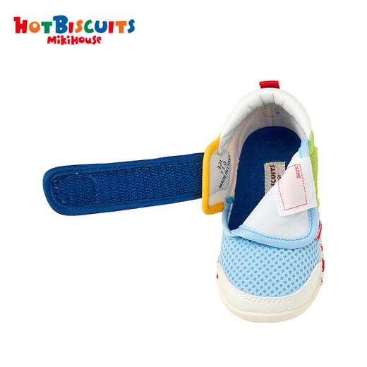 MIKIHOUSE children's sandals fresh color-blocked toe-toe toddler sandals anti-kicking foot protection HOTBISCUITS multi-color 13.5 (suitable for feet 13cm long)