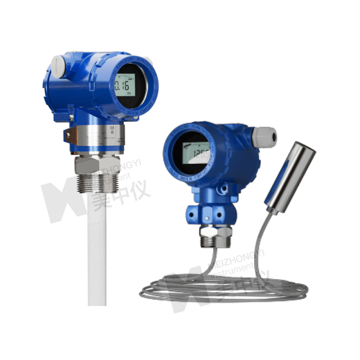 Meizhongyi explosion-proof capacitive radio frequency admittance level meter high pressure and high viscosity water and oil level switch controller customized capacitive level meter 0-2000mm