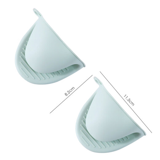 Tuojin German imported quality microwave oven special insulation gloves anti-scalding anti-slip kitchen baking high temperature resistant thickened green silicone gloves a pair