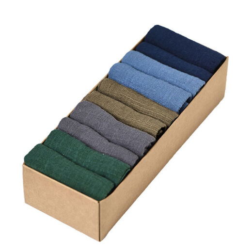 Yiji Chinese cotton and linen tea towel, tea ceremony, purple sand pot, tea towel, tea table towel, Zen tea cloth, tea mat, absorbent rag, five pieces in 5 colors