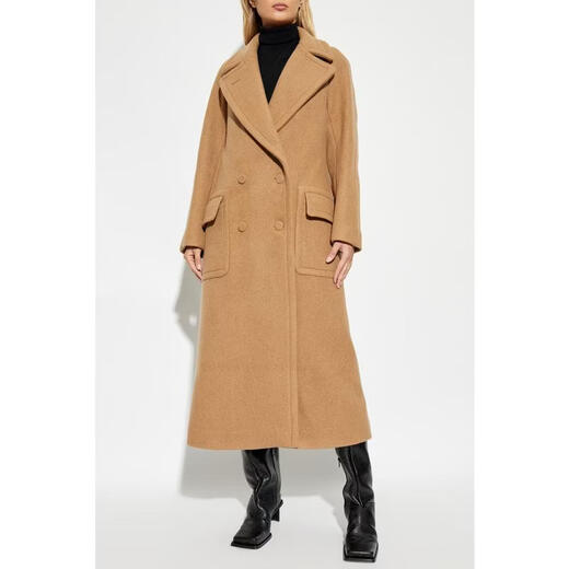 Женское пальто DRIES VAN NOTEN, теплое и ветронепроницаемое длинное осеннее и зимнее пальто для поездок на работу, простой цвет, один размер подходит всем | С