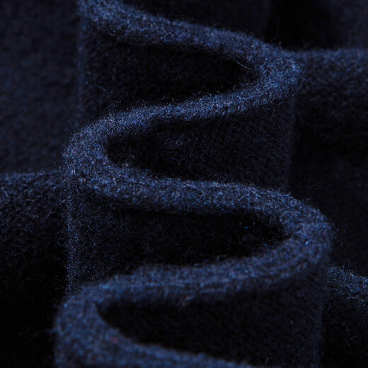 MONTAGUT 100% sheep wool & characteristic Henry collar autumn and winter elegant casual warm men's wool sweater upper green M