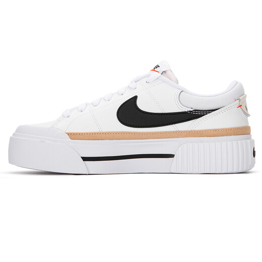 耐克（NIKE）官方 女鞋 25夏新款户外时尚运动鞋厚底增高松糕鞋耐磨潮流板鞋女 DM7590-100/现货速发【店长推荐】 36  码(内长225mm)