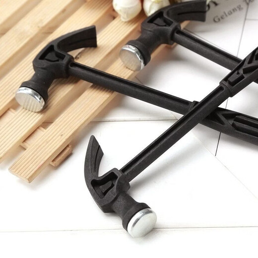 Mini small hammer plastic claw hammer household nail hammer hammer woodworking children diy steel hammer hardware tool hammer black mini plastic claw hammer