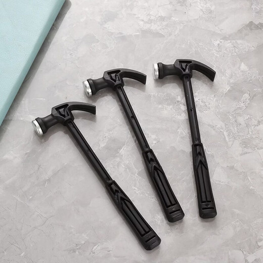 Mini small hammer plastic claw hammer household nail hammer hammer woodworking children diy steel hammer hardware tool hammer black mini plastic claw hammer