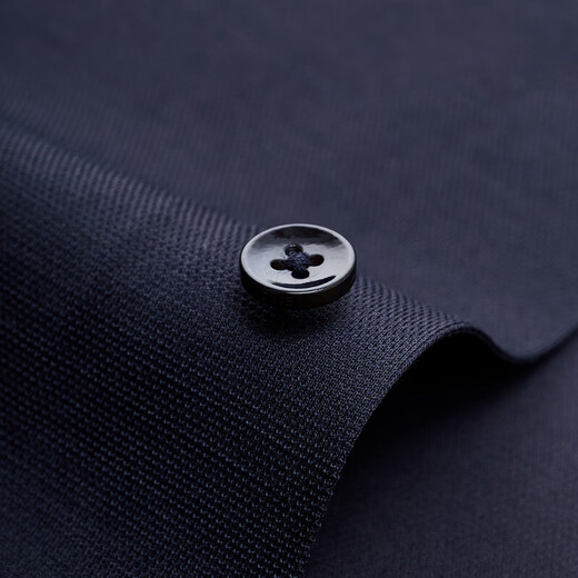 Jiumuwang shirt men's 26 spring new quality wool series tops, the same style as the mall, slim version + dark night black + FS1610122 43 (180/104B)