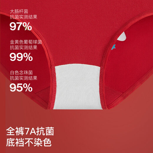 Like uu children's underwear gift box pure cotton development period underwear for boys and girls red zodiac year 25 new year gift