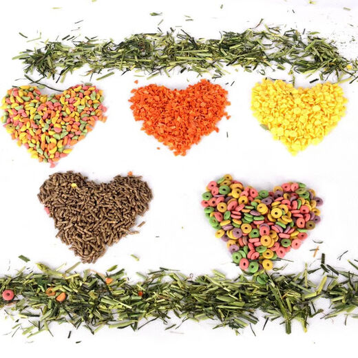 Rabbit, guinea pig, guinea pig, guinea pig grain mixed feed, rabbit grain containing VC, anti-coccidia, 5 Jin Jin equal to 0.5 kg, 500 teething snacks