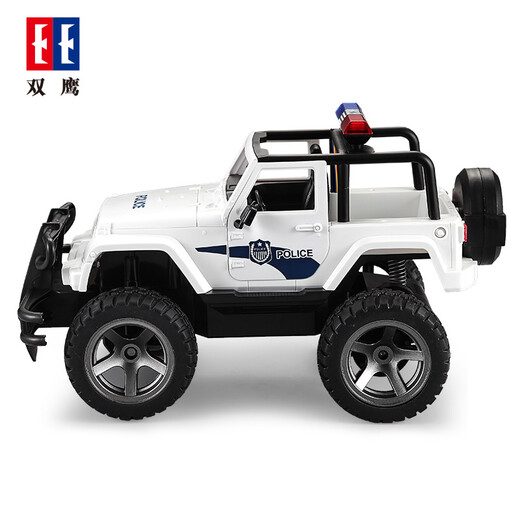 Double Eagle Electric Remote Control Car Toy Car Boy Toy Remote Control Car Children's Police Car Model Jeep Authorized Police Car-E550-001